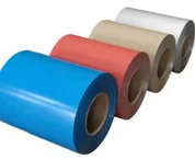 Bobina di acciaio zincato con rivestimento colorato